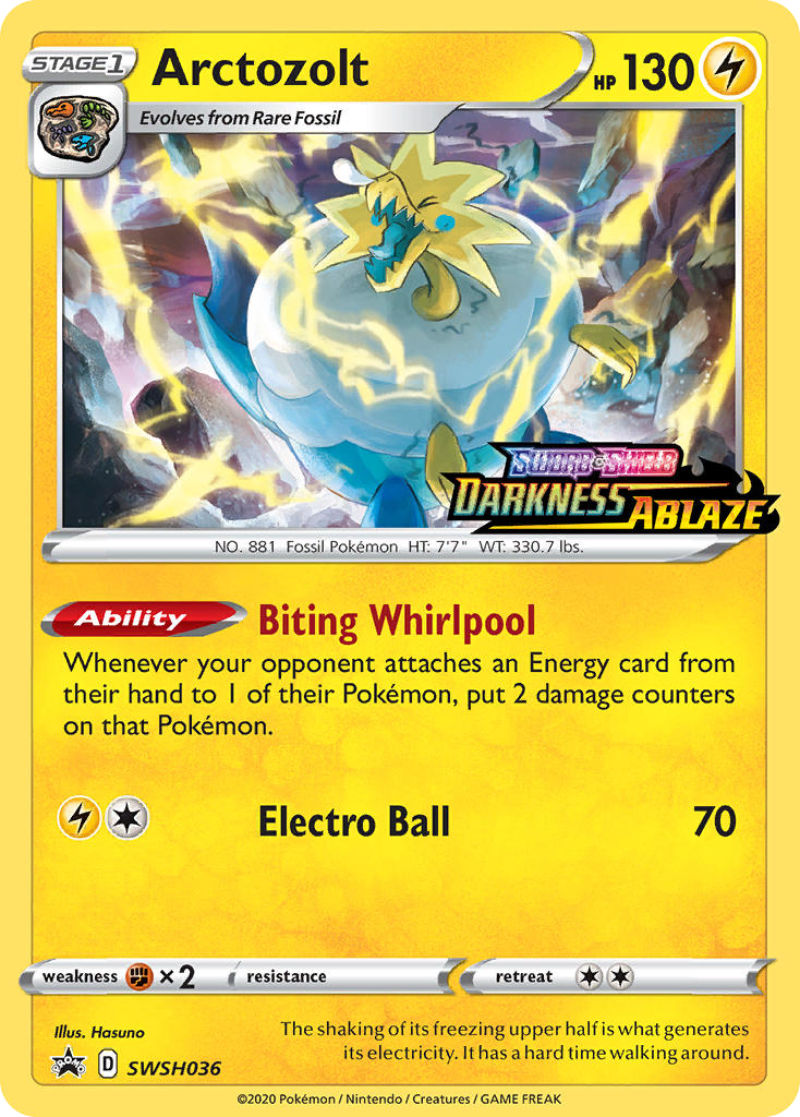 Sword & Shield Promo's Holo Arctozolt #36